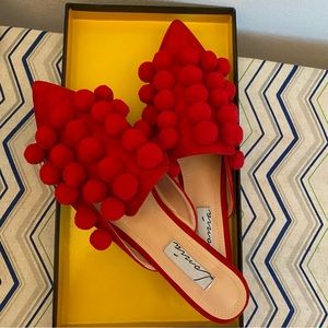 New Funky Red Lonia “Mika” shoes